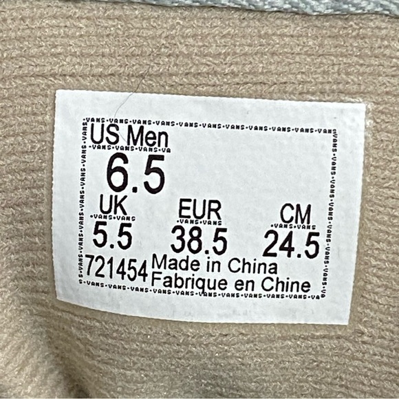 Vans Gilbert Crockett Retro Smoke Sneaker Size 8 Women - Picture 14 of 14